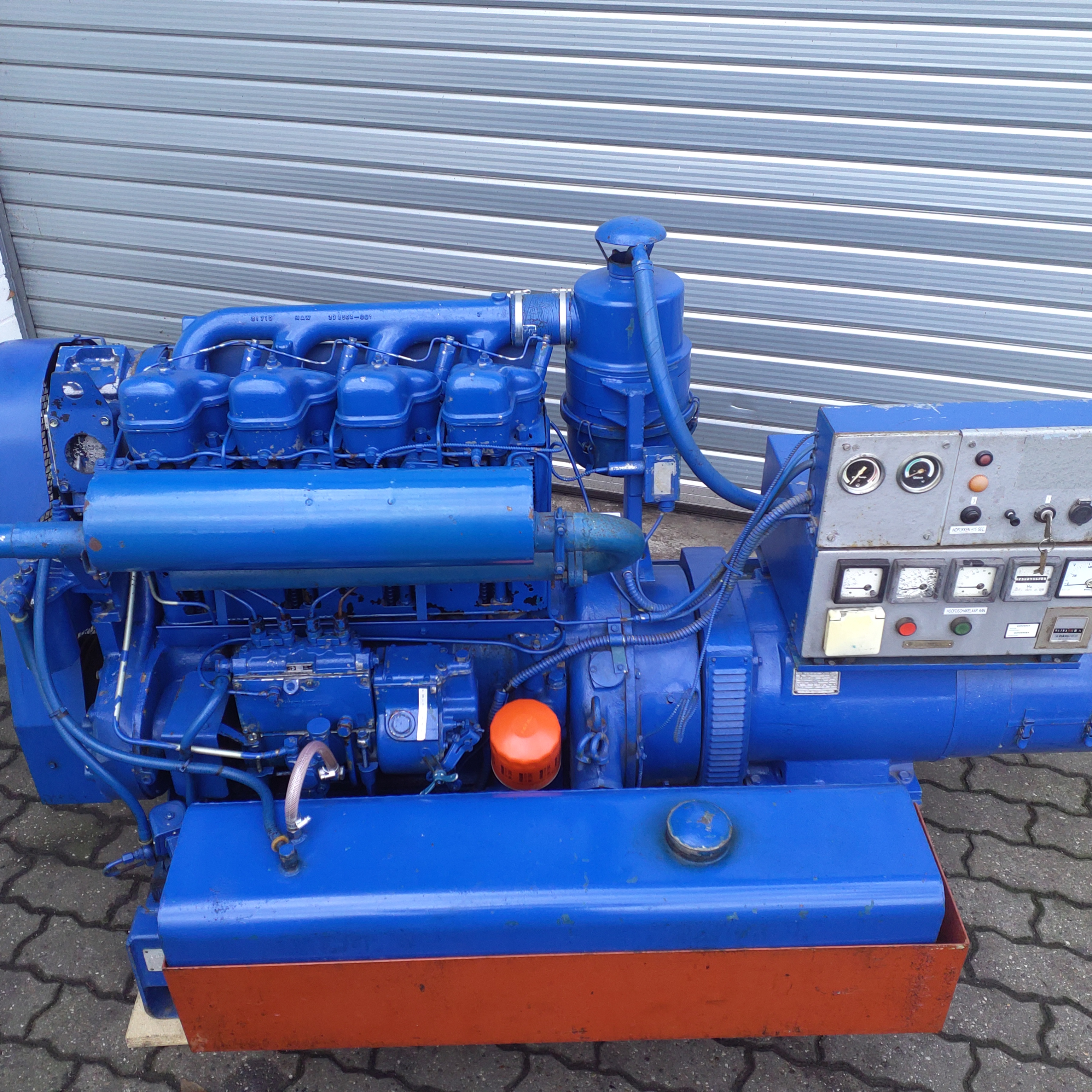 4 Zylinder luftgekühlter Motor, Notstromaggregat, Generator, 21 Kva