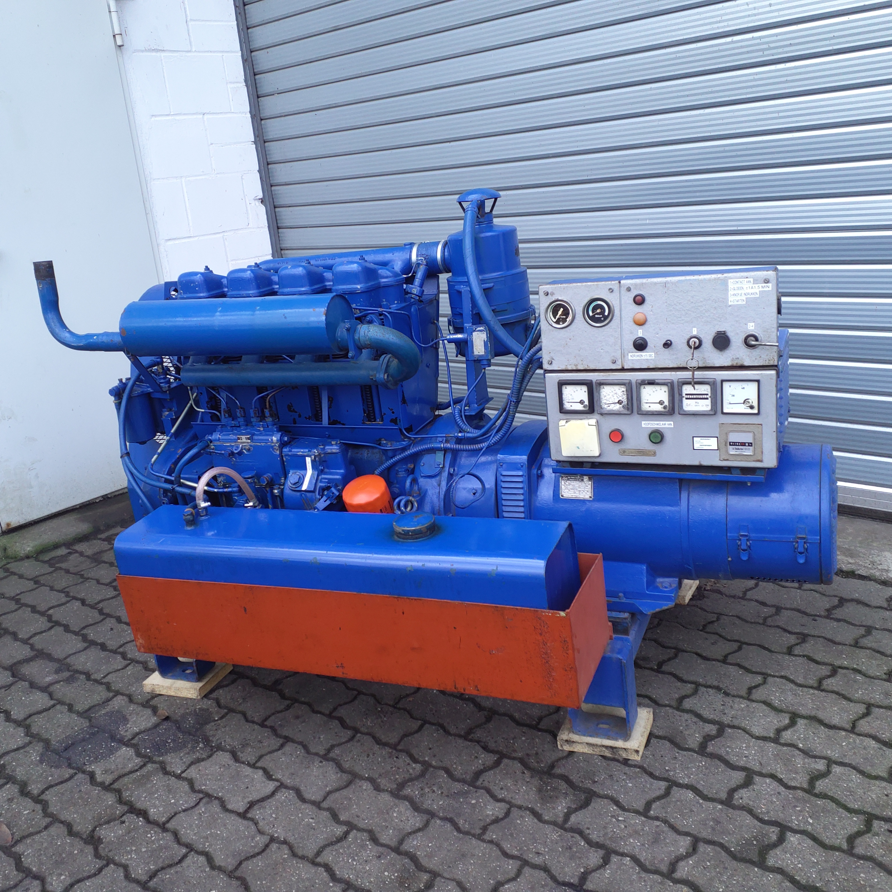 4 Zylinder luftgekühlter Motor, Notstromaggregat, Generator, 21 Kva