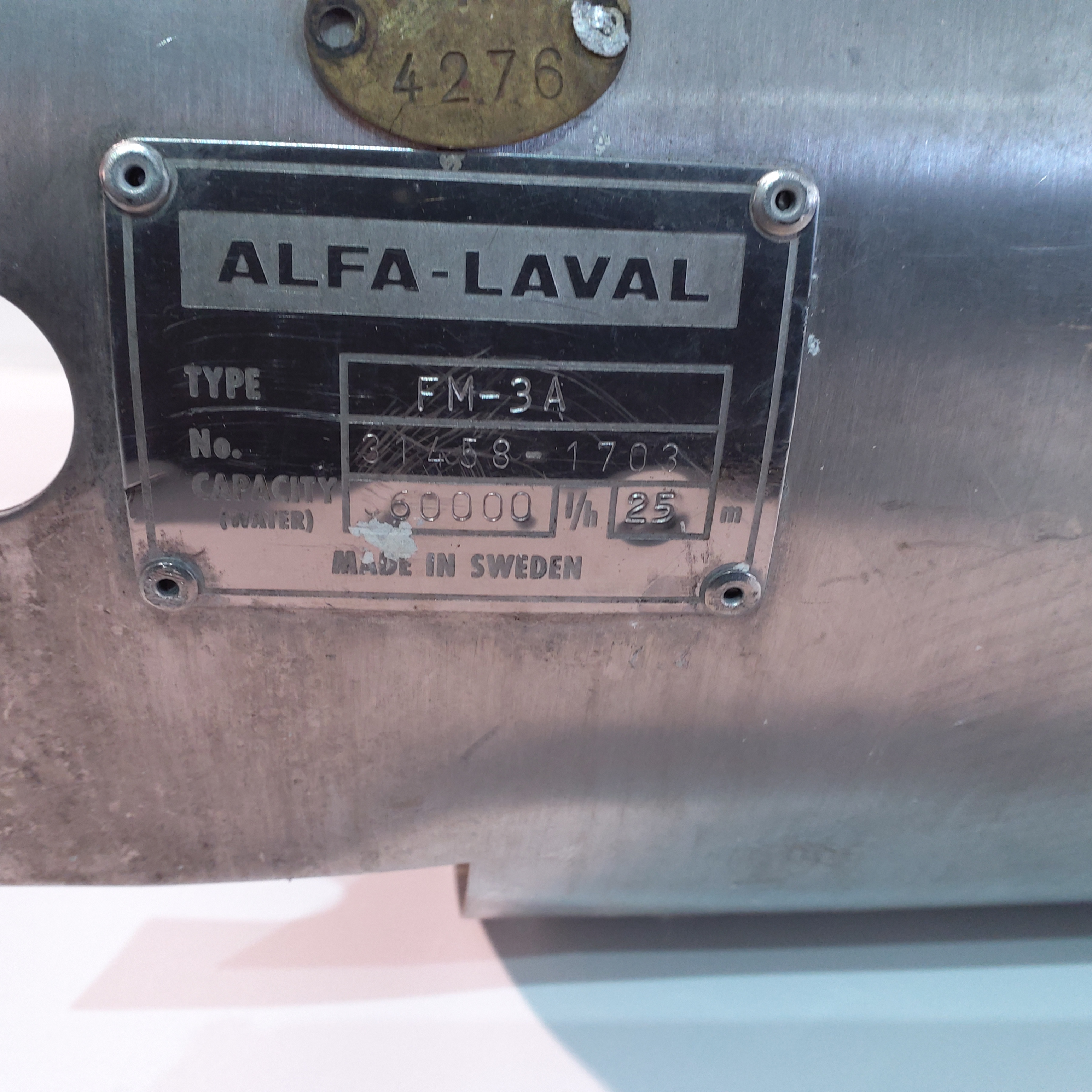 Lebensmittel,-Milch,-Getränkepumpe Alfa-Laval FM-3A